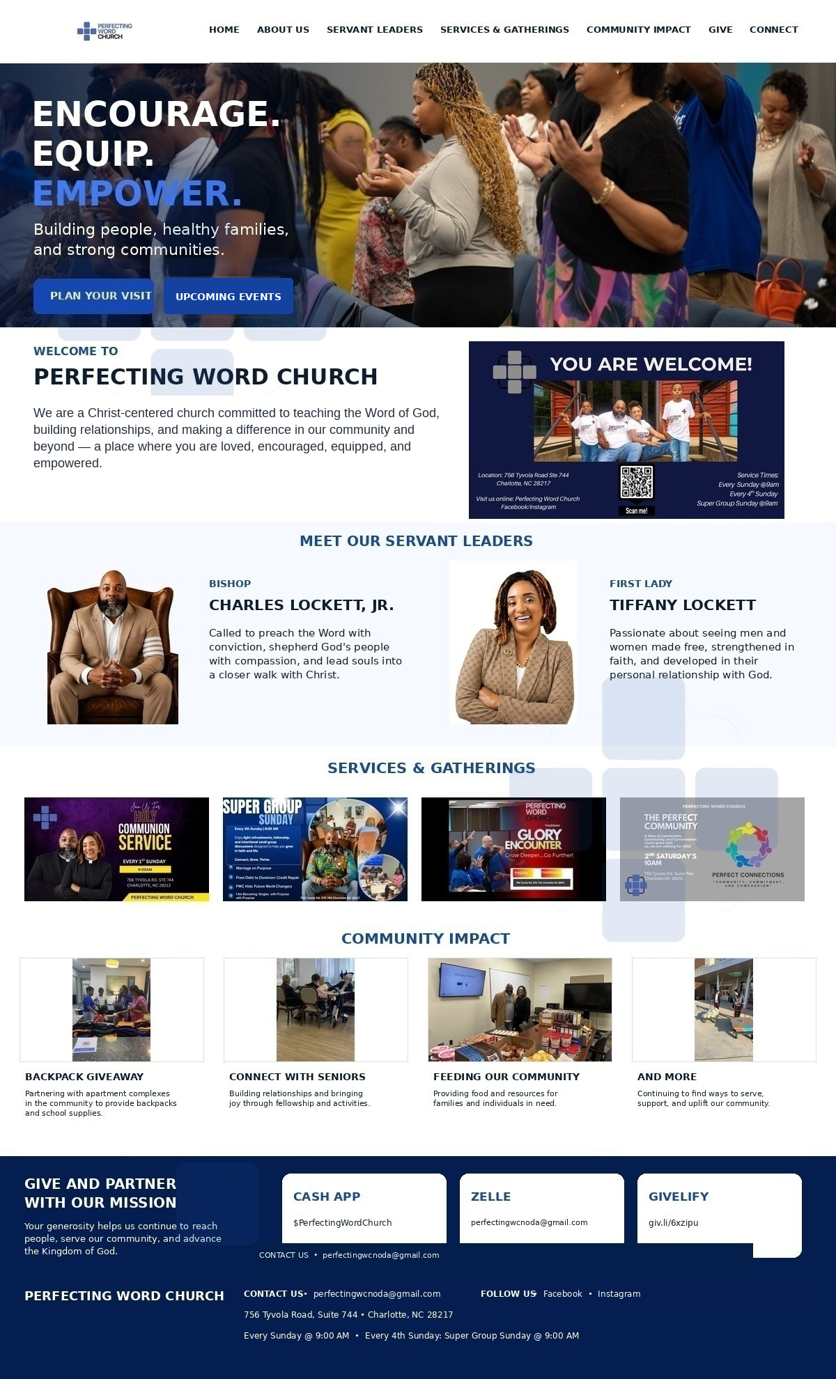 Home page