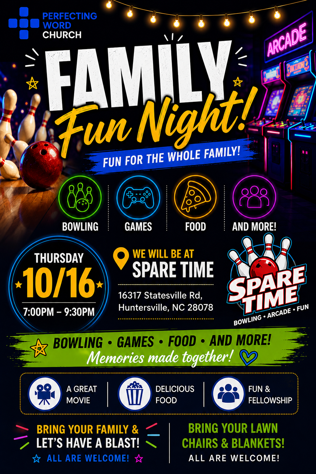 Family Fun Night flyer